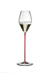 Бокал HIGH PERFORMANCE Champagne Glass 375 ml. Red Stem / Ридель HIGH PERFORMANCE Шампань 375 ml. (Красная ножка). Ручная работа