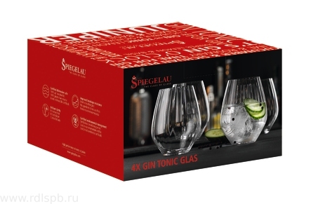 21Купить подарочный набор для коктейлей и Джин - Тоника SPIEGELAU SPECIAL GLASSES Gin&Tonic  Шпигелау Спэшл Джин Тоник 625 мл. арт. 4810180